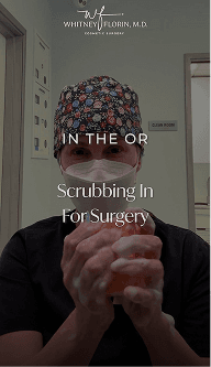 In the OR: scrubbing in for surgery