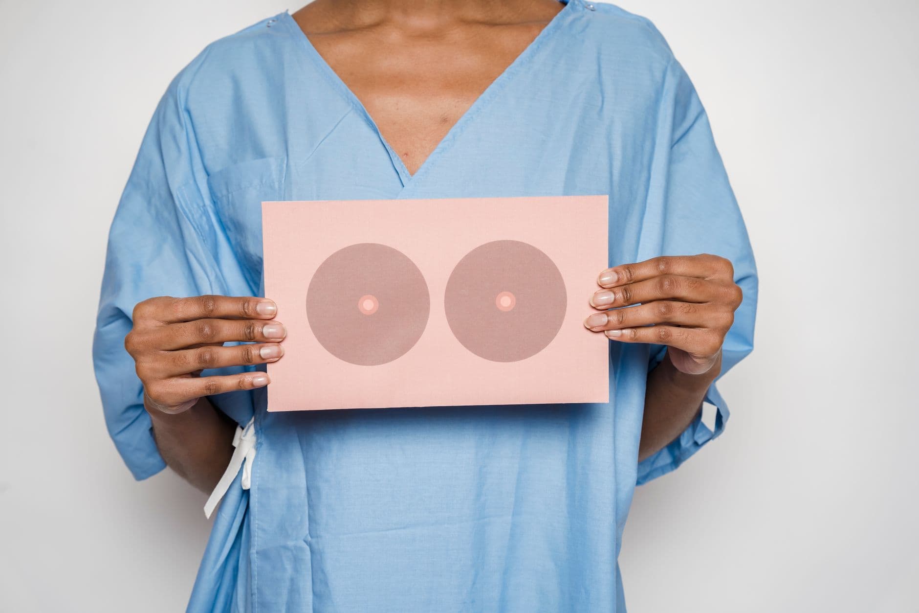 Breast reduction consultation and examination