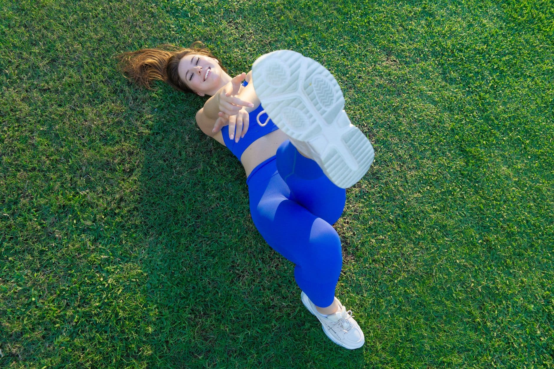 A woman considering breast reduction