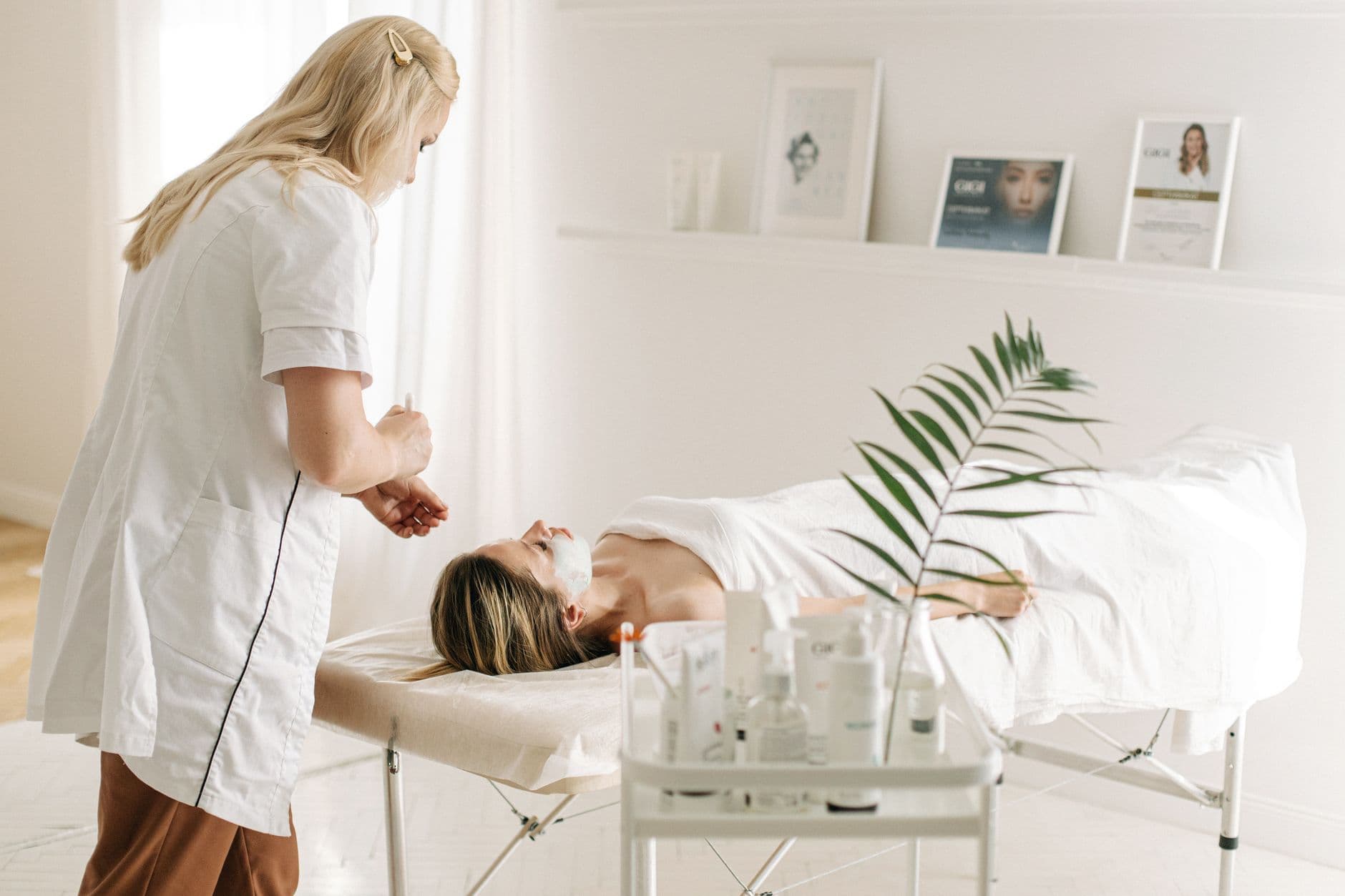 A patient considering neck liposuction and skin tightening